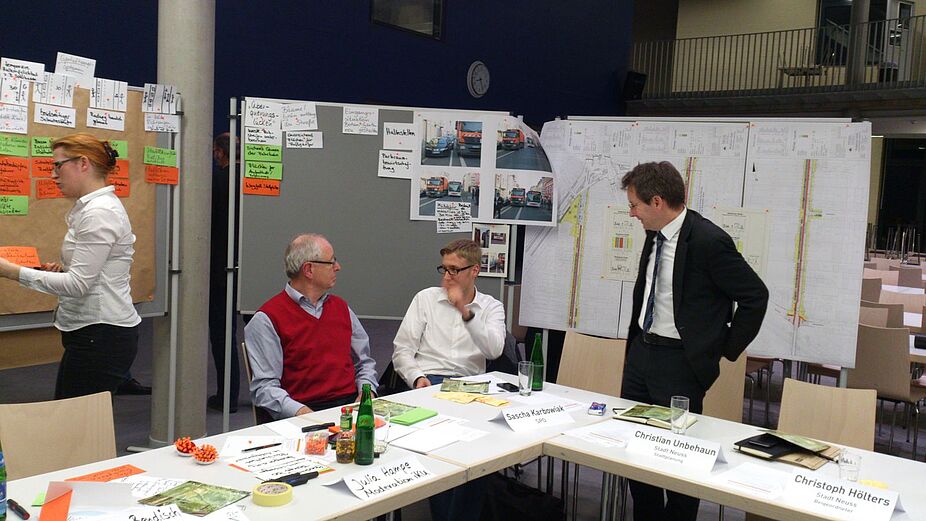 Planungs-Workshop mit Verwaltung, Politik, Bürgern und Trägern öffentlicher Belange
