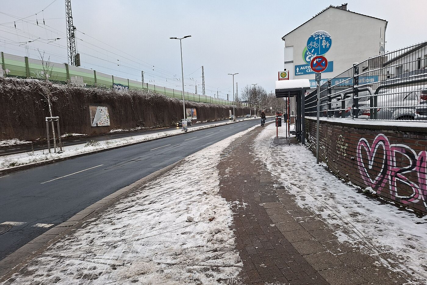 Bereich Hermannsplatz: Gielenstraße geräumt Bereich Hermannsplatz: Gielenstraße geräumt