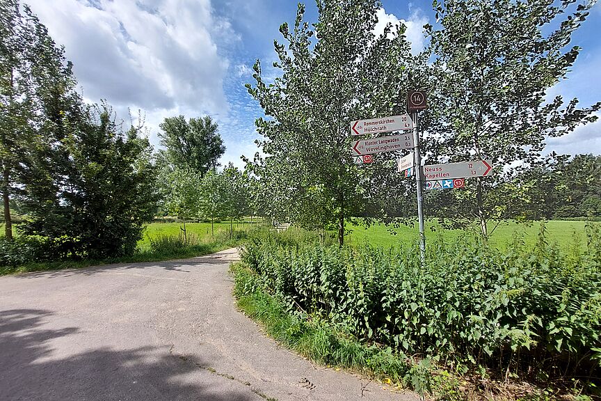 Knotenpunkt Raderlebnistagsrouten