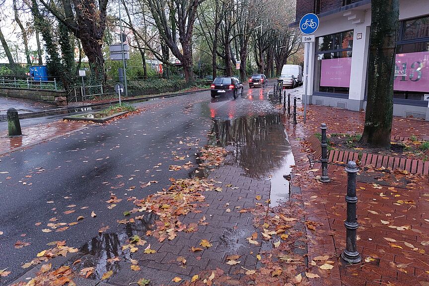 Die Kanalisation der Ertstraße ist alt und sanierungsbedürftig Die Kanalisation der Ertstraße ist alt und sanierungsbedürftig