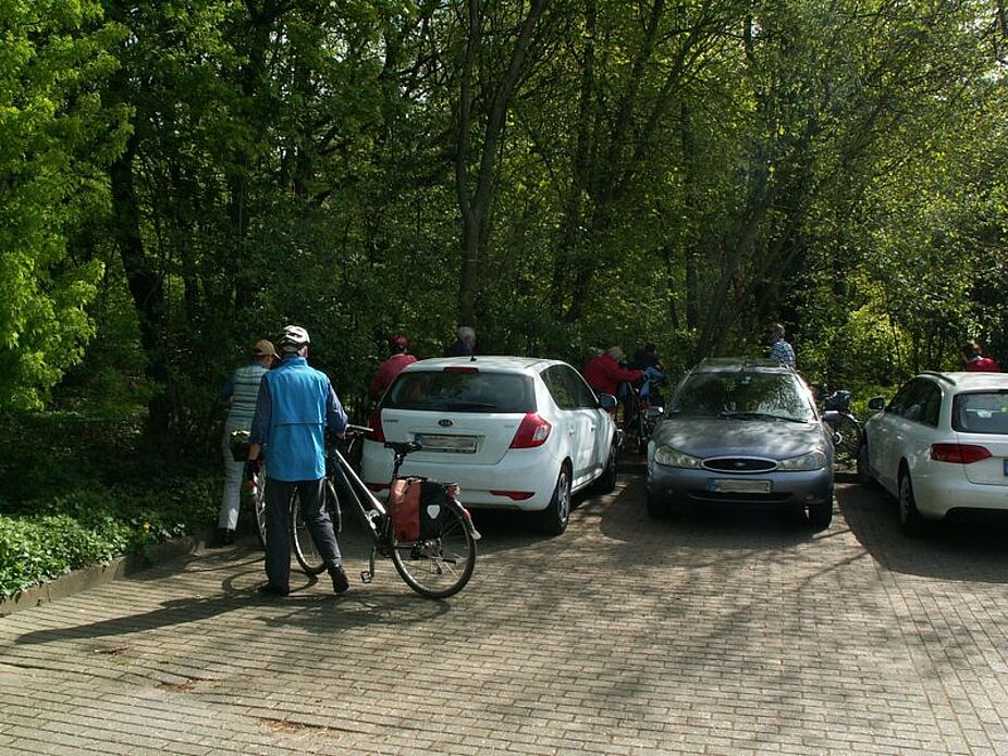 Versteckter Weg in den Wald bei Scherfhausen
