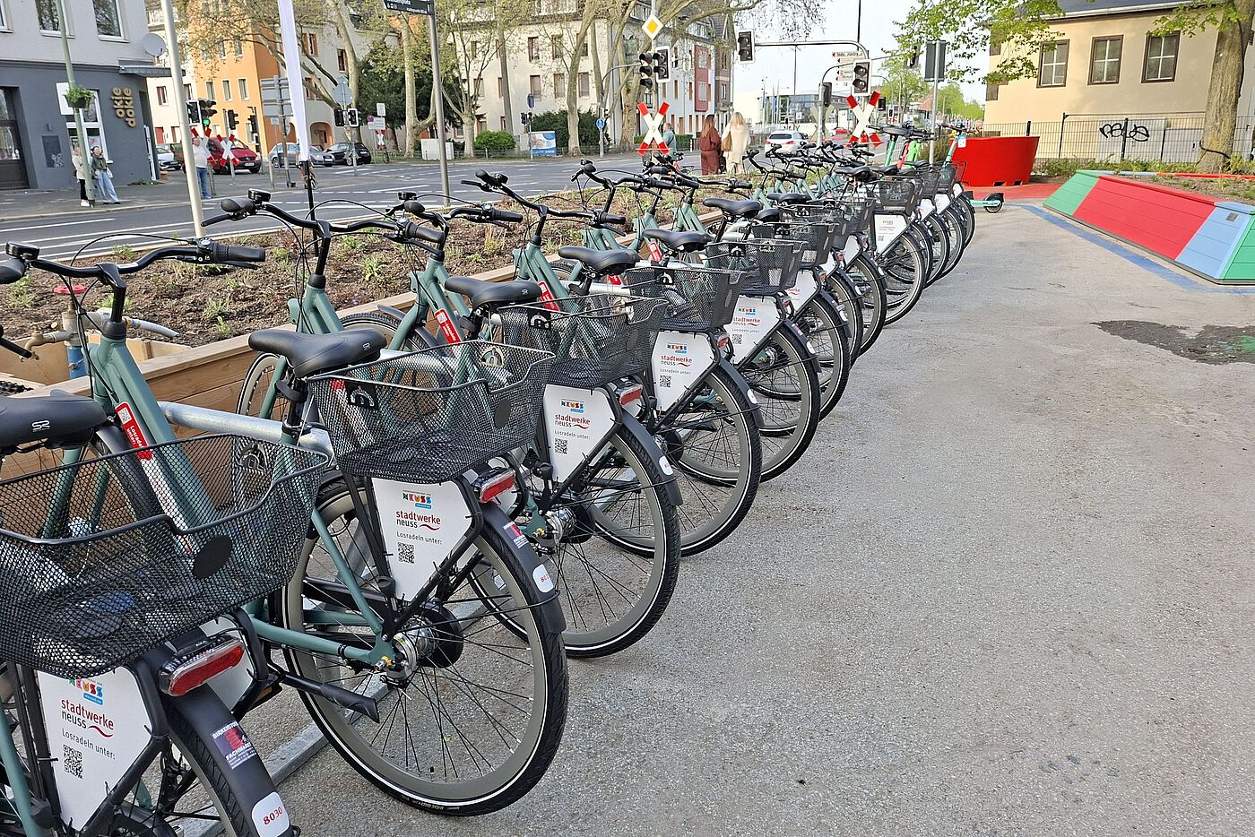 In Reih und Glied: Die Laga-Bikes der swn.