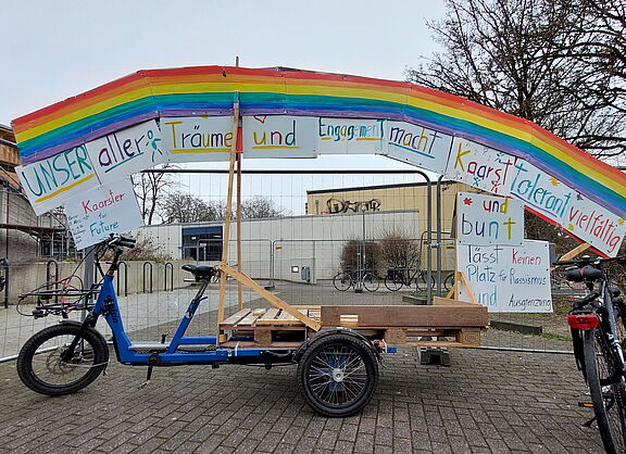 Heiners Fahrrad der Vielfalt und Toleranz